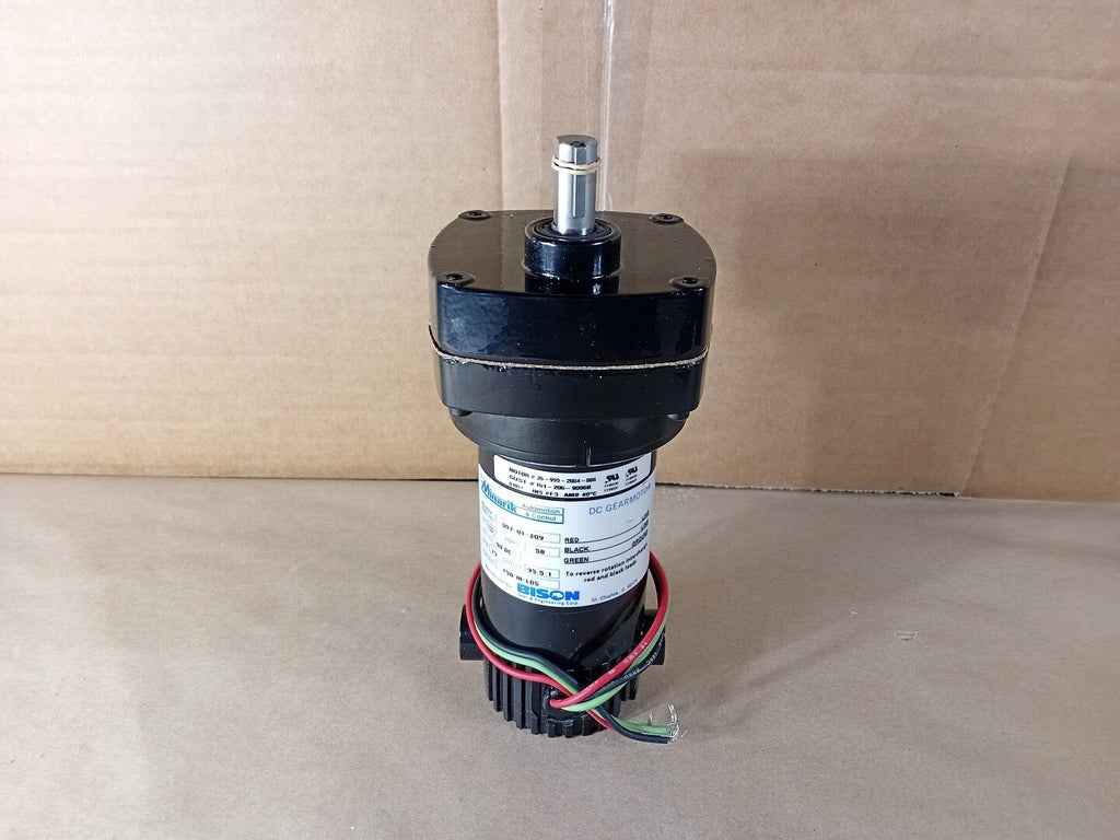 BISON 1/20 hp, 90 volts, 19 rpm DC Gearmotor 507-01-309