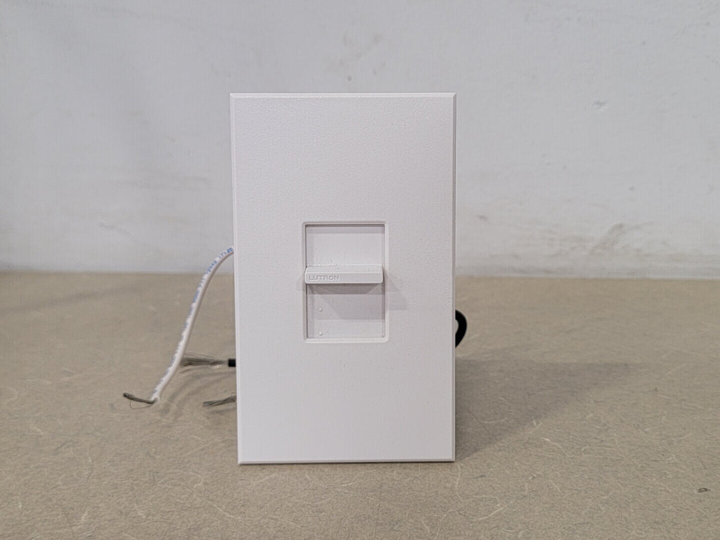 LUTRON Single-Pole Slide To Off Dimmer NTF-10-WH