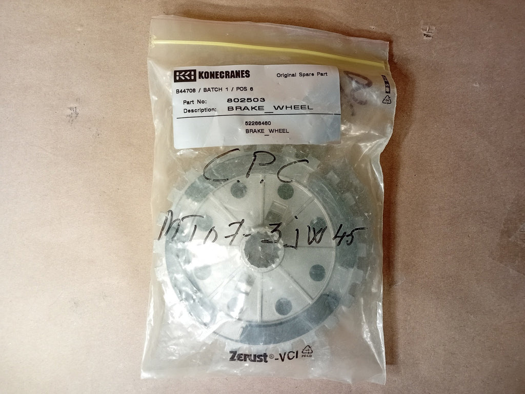 KONECRANES Brake Wheel 802503, 52266460