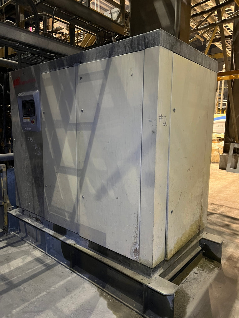 INGERSOLL-RAND 100 hp, 455 CFM, 125 PSI Rotary Screw Air Compressor R75i-A125