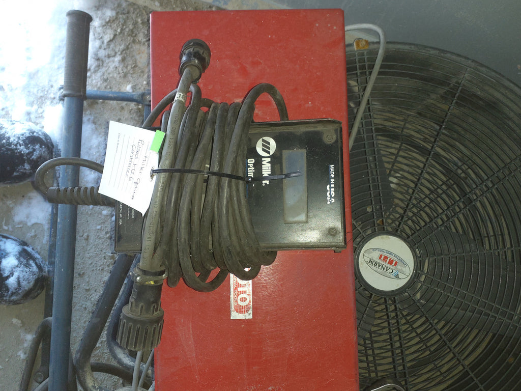 MILLER OPTIMA MIG (GMAW) Pulse Control, Stock 043389, 24V, Single-Phase