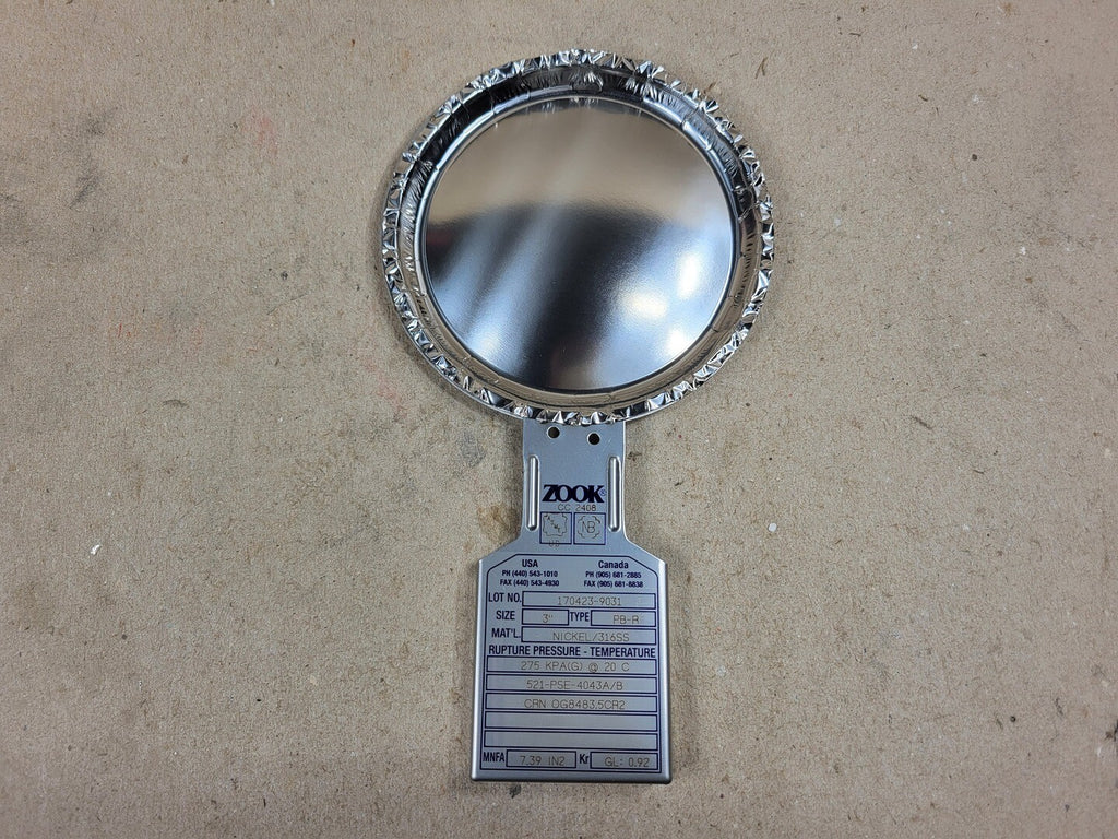 ZOOK 3" PB-R Rupture Disc CRNOG8483.5CR2