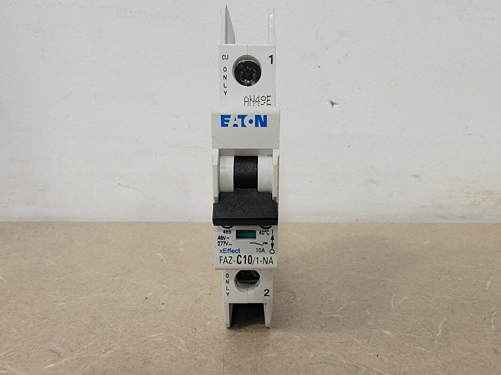 EATON 10 Amp, 1 Pole, 277 Volt Circuit Breaker FAZ-C10/1-NA-SP