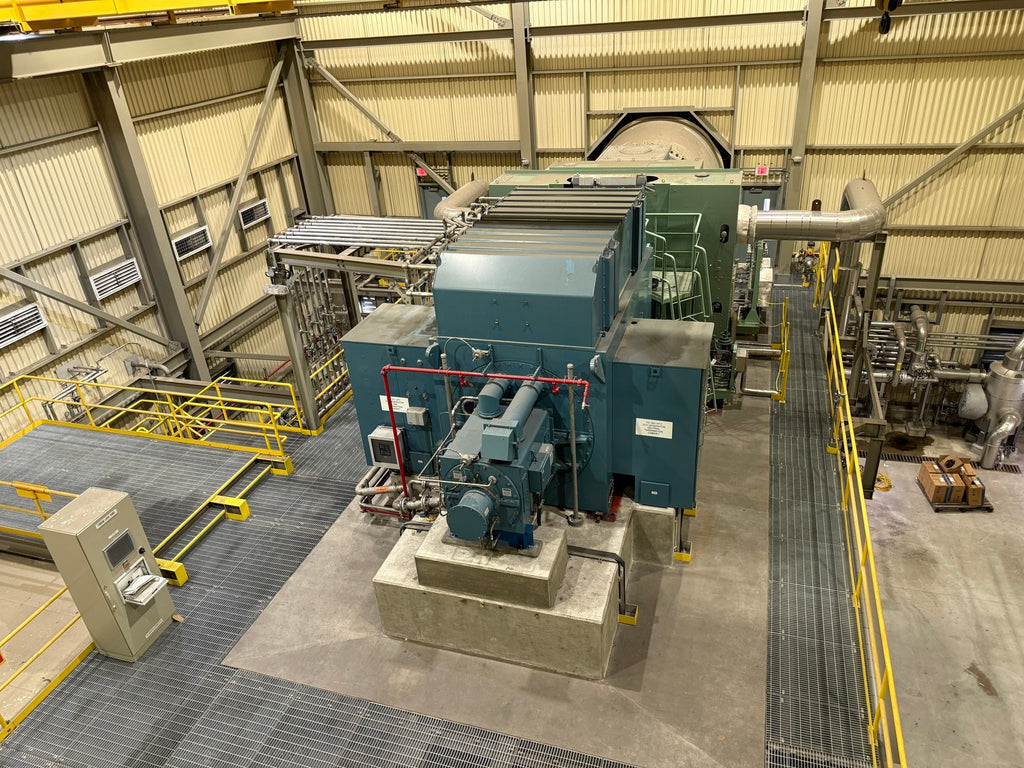 SNM TURBINE/ ABB ALTERNATOR SNM 11.25 MW Condensing Steam Turbine & ABB-Alstom Alternator w/ Building