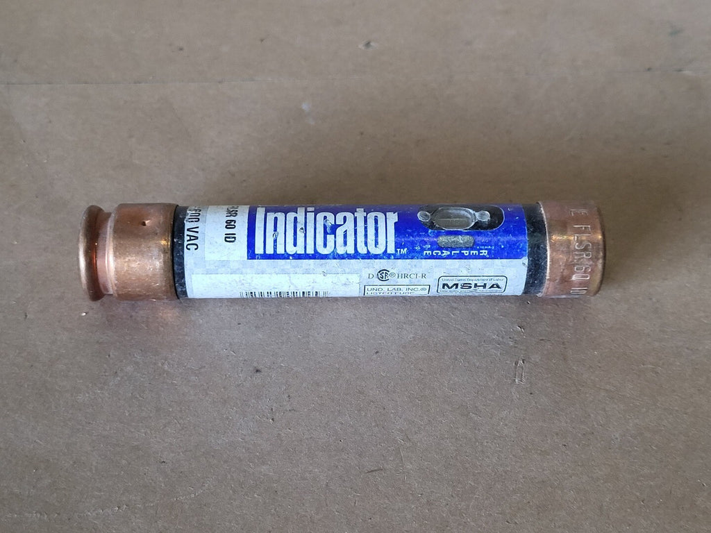 LITTELFUSE 60 Amp, Class RK5, Time Delay Current Limiting Dual Element Fuse FLSR-60-ID