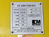 METALEC 600A, 4160V, 3Ph HV Junction Box 132C5-600