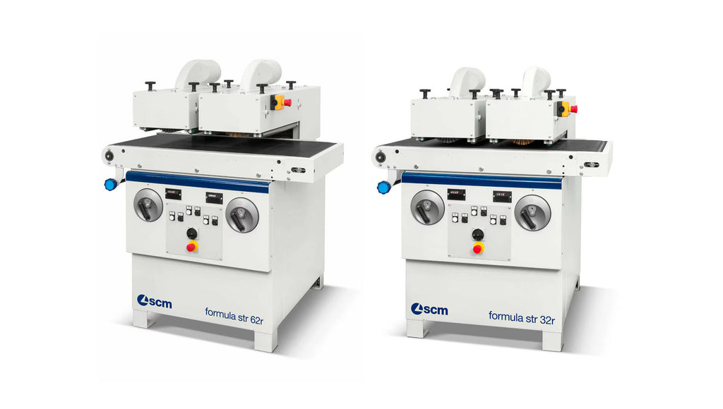 SCM STR 62R Double-Sided Brushing Machine