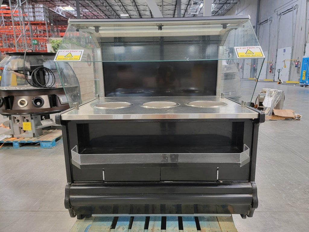 HUSSMANN Self-Service Counter Merchandiser Table w/ 3 Wells IM-0514-FS