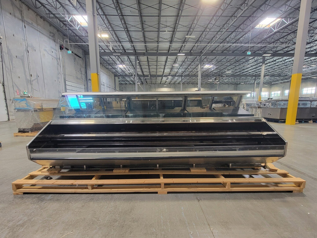 BARKER Self-Service Open Multi-Deck Merchandiser w/ Service Dome PTD12RDRS, 12ft