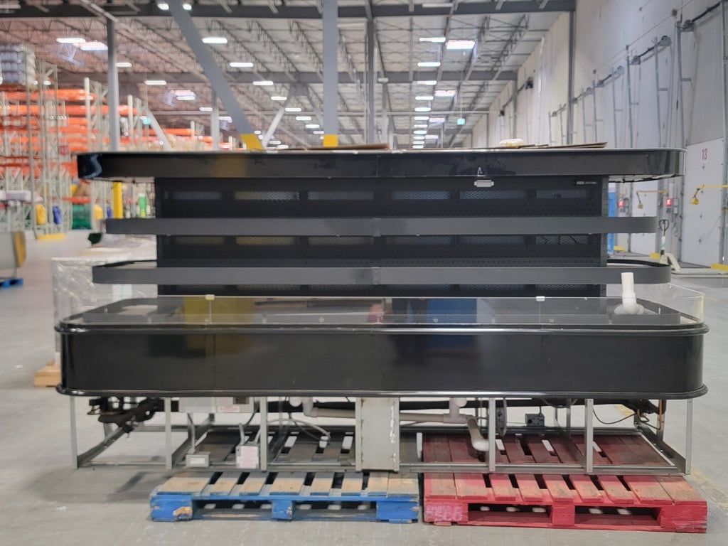 HILLPHOENIX 2 x Fused into 1 Self-Service Open Multi-Deck Case Island HVI3305RE