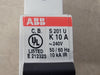 ABB 10 Amp, 1 Pole, 240 Volt Circuit Breaker S201U-K10A