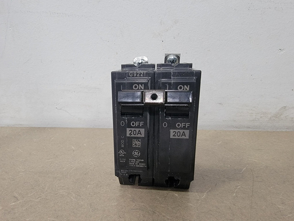 GENERAL ELECTRIC 20 Amps 2-Pole 120/240 volts Circuit Breaker THQB220