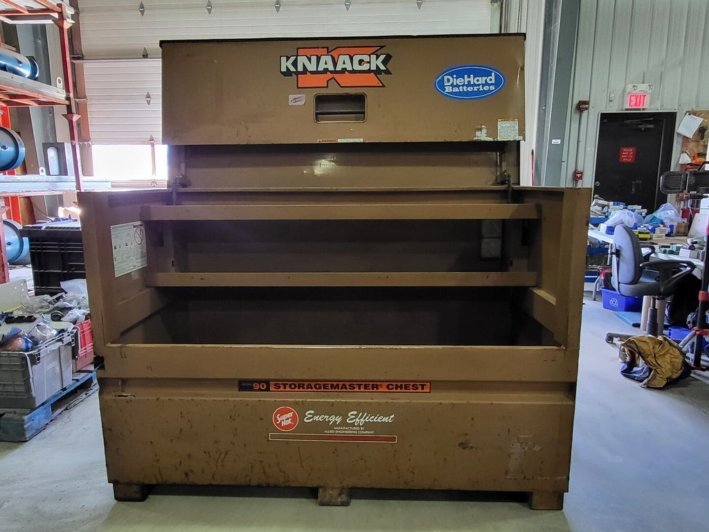 KNAACK Piano Style Jobsite Box Storagemaster Chest 90