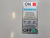 SIEMENS Fusible Heavy Duty Safety Switch HF362SNA