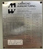 HAMMOND 2000 kVa Transformer 27600 pri. volts, 575/575Y sec. volts 154787