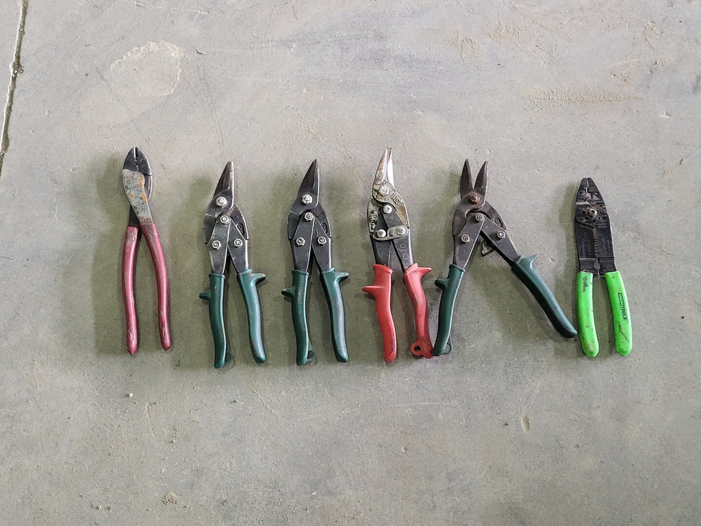 Aviation Snips, Plier , & Wire Stripper (Set of 6)