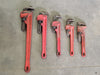 RIDGID Heavy Duty PIpe Wrench 12", 14", 18", 24" (Set of 5)
