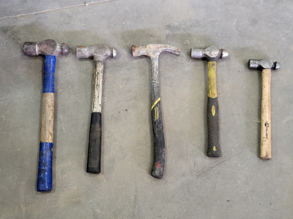 Ball Peen Hammer & Claw Hammer (Set of 5) Stanley/ATD/Garant