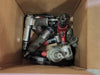 Set of Power Tools, Air Hammer, Drill, Grinder, Impact Wrench (Set of 9)