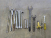 Assorted Hand Tools, Ratchet Driver, Spanner, Scraper, Chisel, Screw Driver