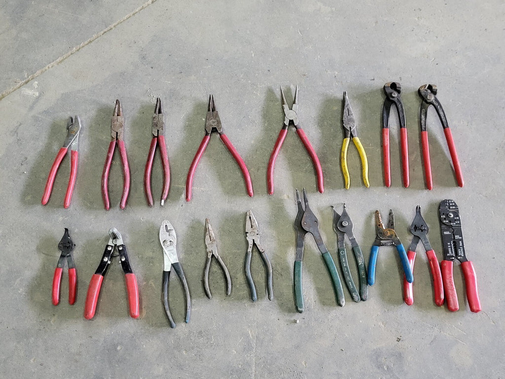Assorted Pliers and Wire Stripper (Set of 18)