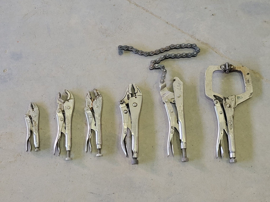 6 pcs Assorted Vise Grips Locking Pliers