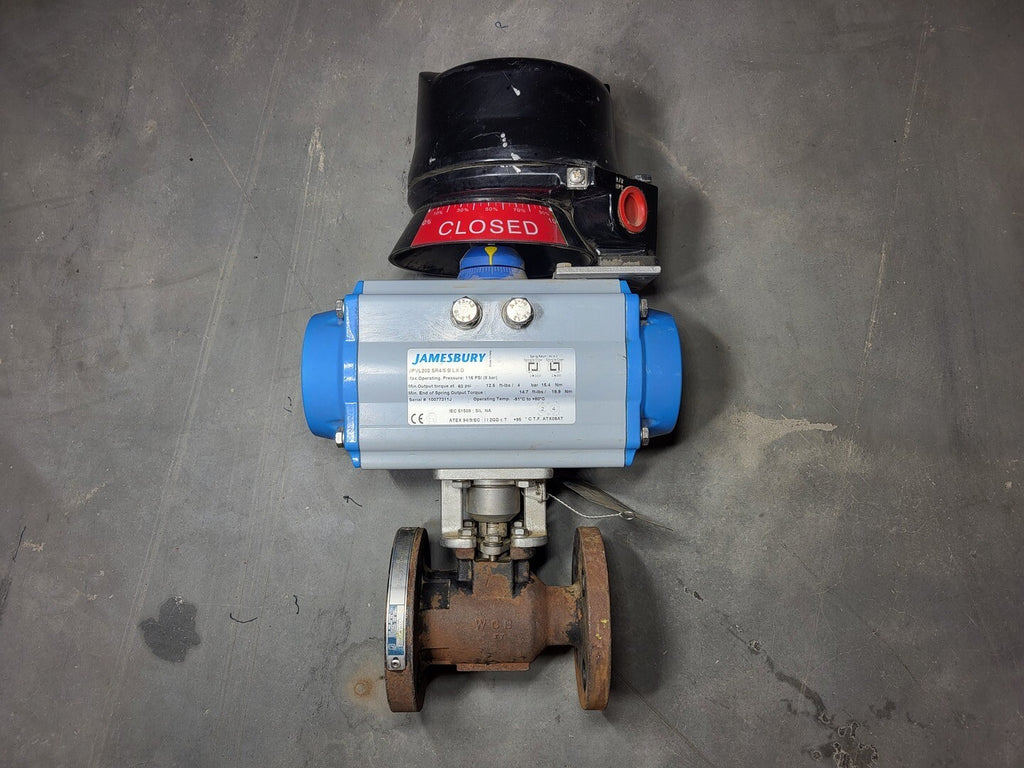 JAMESBURY 3/4" Class 150 Gas Safety Shut-off & Vent Valve 1057-2D11B3AD2