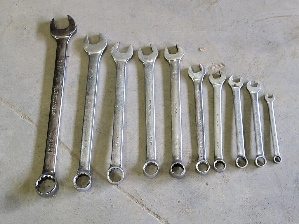 WESTWARD 7/16" - 1-3/8" Combination Wrench Set (10pcs)