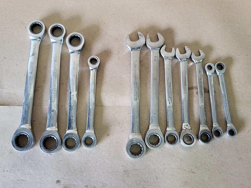 Assorted Ratcheting Wrenches Set (11 pcs)