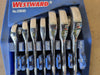 WESTWARD 3/8" - 3/4" SAE Stubby Combination Wrench Set CRK8S