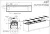 HILLPHOENIX Refrigerated Food Display Case Salad Bar SB312R
