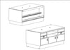 HILLPHOENIX CO2 Refrigerated  Self-Service Multi-Deck Case PT6RDRS, 6FT