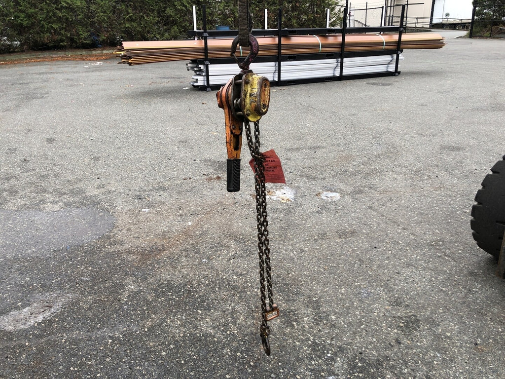 CM INDUSTRIES 3/4 Ton Ratchet Lever Hoist, Series 653