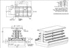 HILLPHOENIX Self-Service Open Multi-Deck Island Merchandiser PFI508R