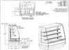 HILLPHOENIX Multi-Deck Refrigerator Freezer End Cap 956H PF5R