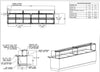 HILLPHOENIX Counter Carving Station CWC-12, 12ft