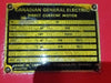 CANADIAN GENERAL ELECTRIC 200 hp, 500VDC, 1150 rpm Direct Current Motor Type CD634AS 108507