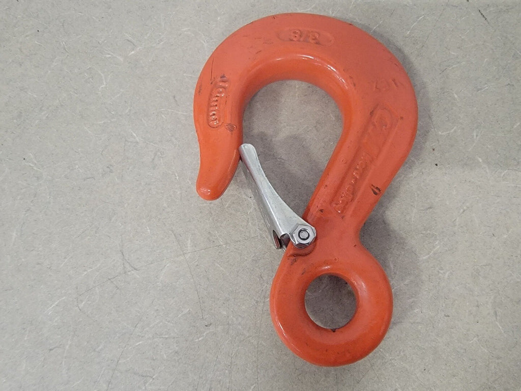 COLUMBUS MCKINNON 3/8" Eye Sling Hook w/ Latch 558625