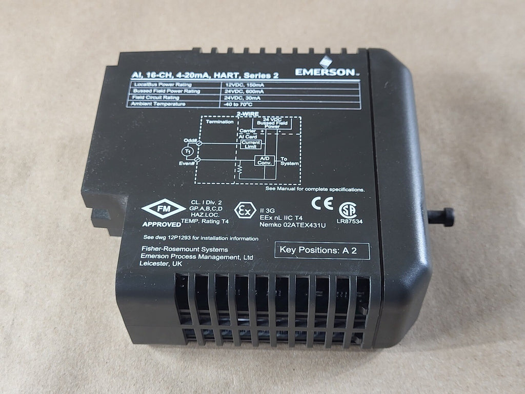 FISHER-ROSEMOUNT Module HART KJ3223X1-BA1, P/N: 12P2871X022