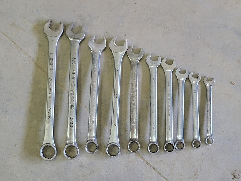 WESTWARD 5/8" - 1-7/16" Combination Wrench Set (10pcs)