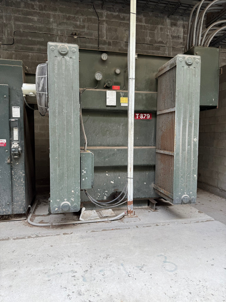 FERRANTI-PACKARD 6000 kVA Transformer, 6600 pri. volts, 550Y/317 sec. volts