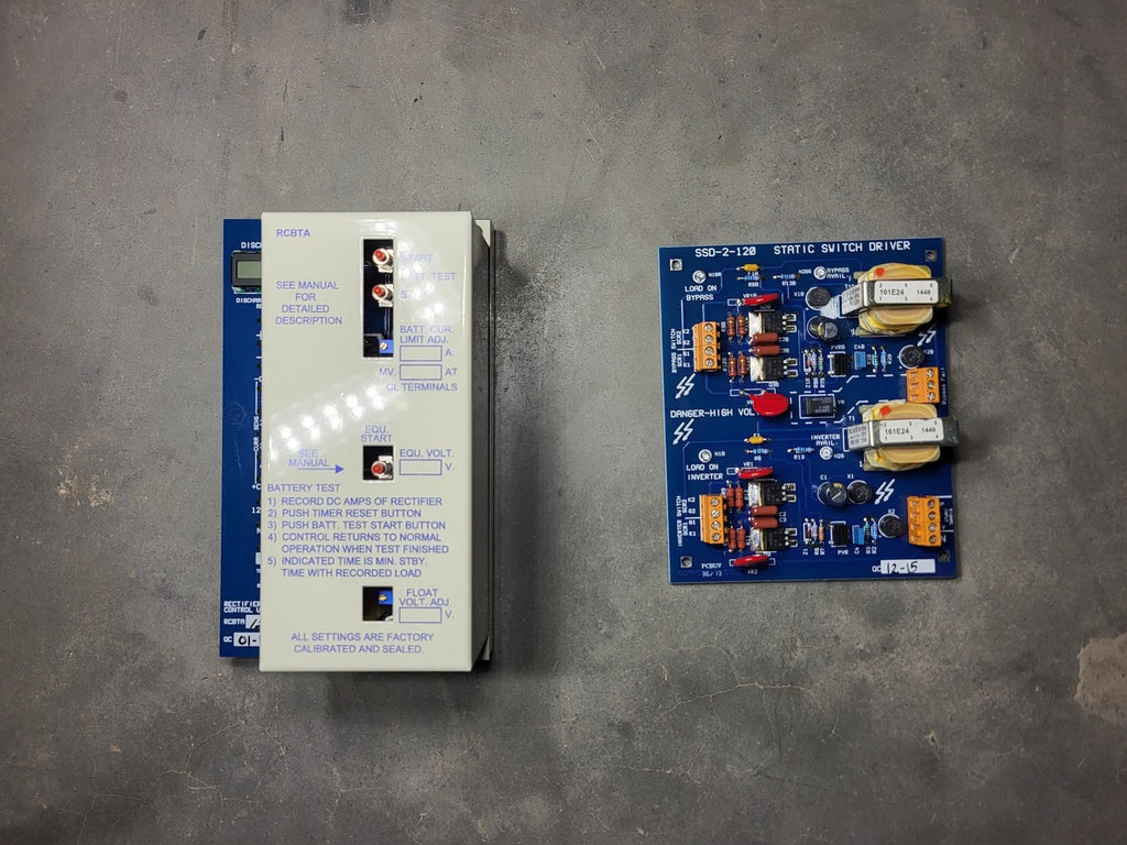 HAYLEY Rectifier Control Unit RCBTA120 w/ Static Switch Driver SSD-2-120