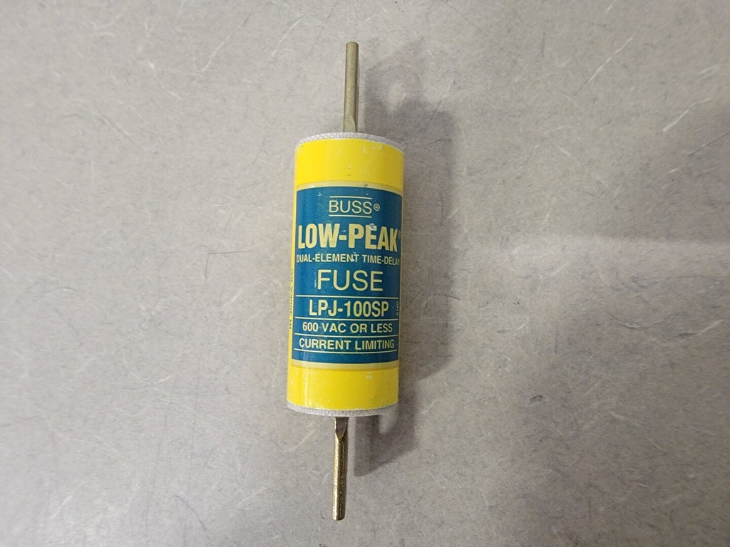 BUSSMANN 100 Amp 600 Volts Class J Fuse LPJ-100SP (Lot of 3)