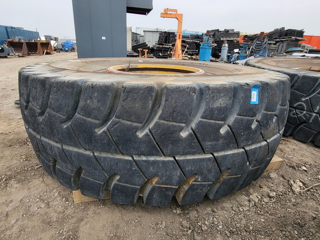 GOODYEAR RM-4B+ OTR 3HL Radial Tubeless Tire, Size 46/90R57 E-4, c/w Rim