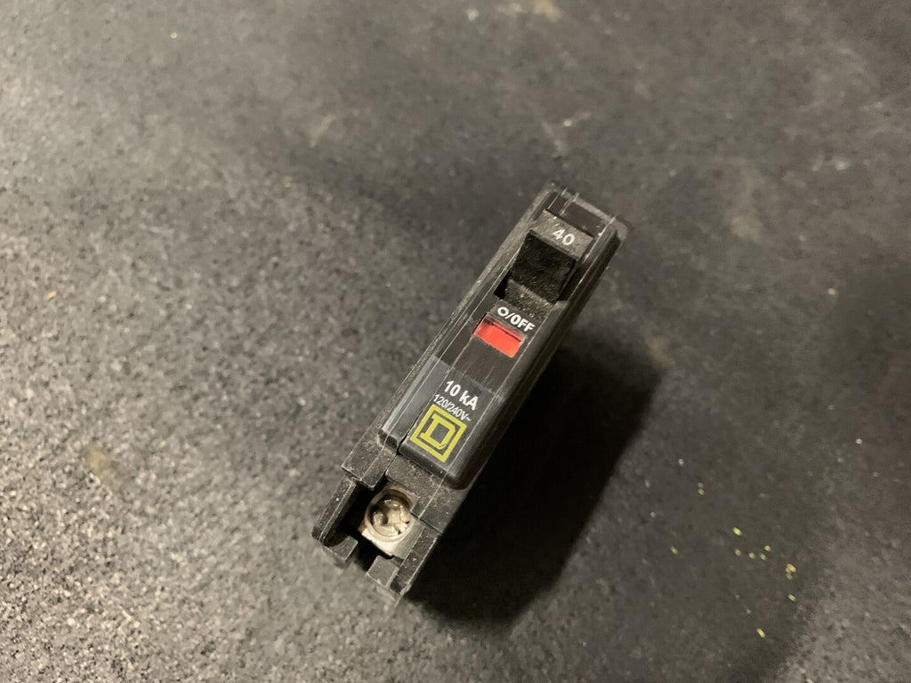 SQUARE D 40 Amp, 1 Pole, 120/240 Volts Circuit Breaker QO140