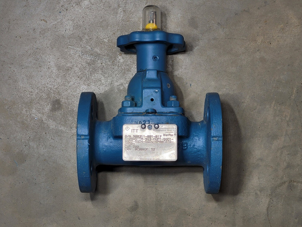 ITT 1" Dia-Flo Weir Diaphragm Valve