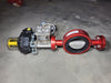 STEALTH INTERNATIONAL Emergency Butterfly Valve with Pneumatic Actuator 4216
