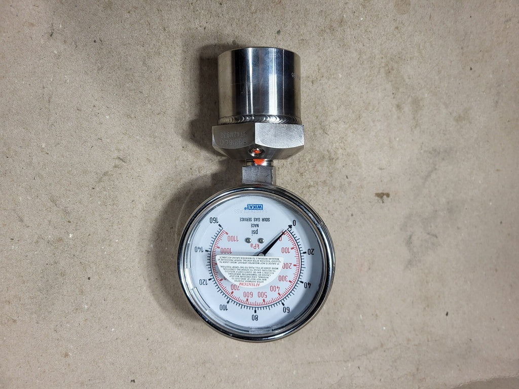 WIKA 0-1100 kPa Pressure Gauge
