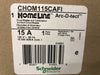 SCHNEIDER ELECTRIC 15 Amp, 1 Pole, 120 Volts Circuit Breaker CHOM115