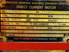 CANADIAN GENERAL ELECTRIC 395 hp, 600 volts, 1150/2000 rpm, CD5637AT, Electric DC Motor 131896